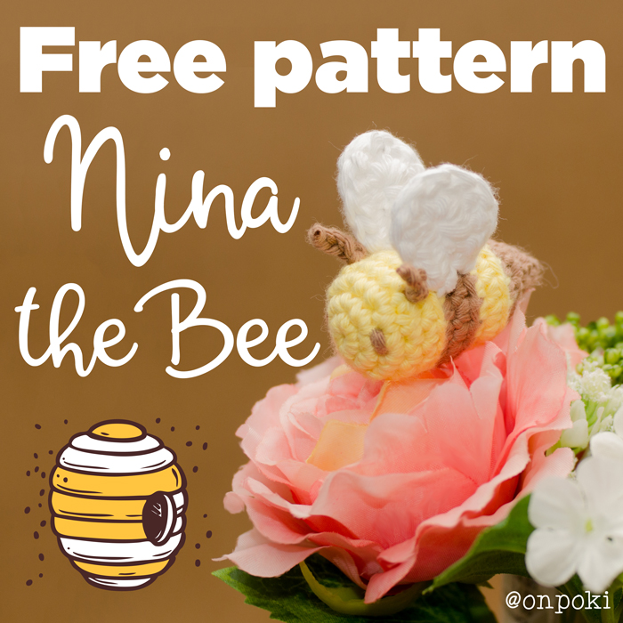 Nina the Bee – Free Pattern (super quick)